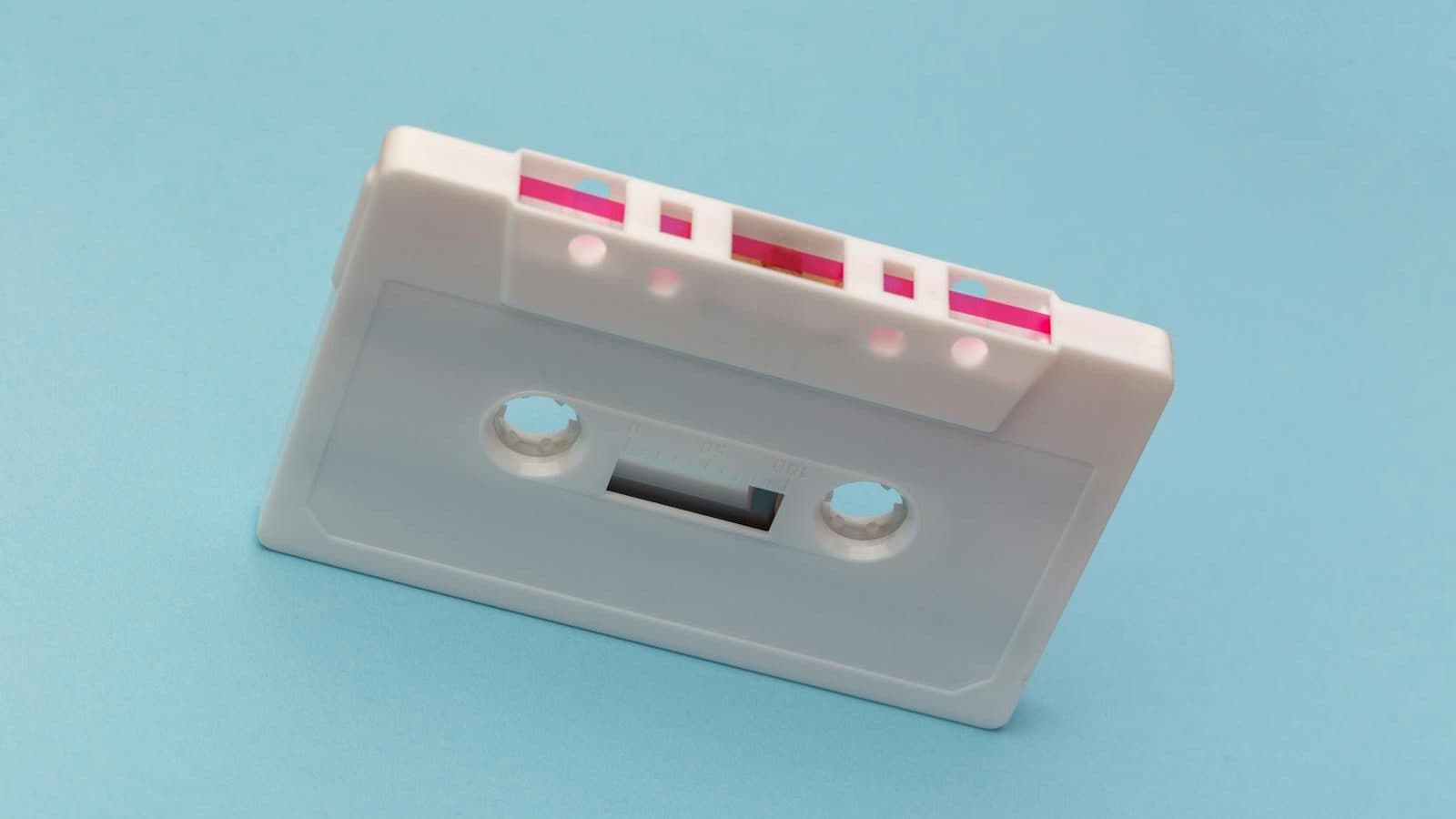 White Cassette Tape