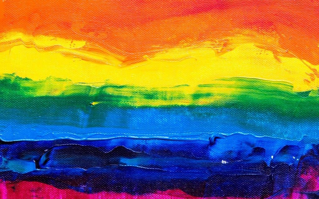 multicolored abstract painting