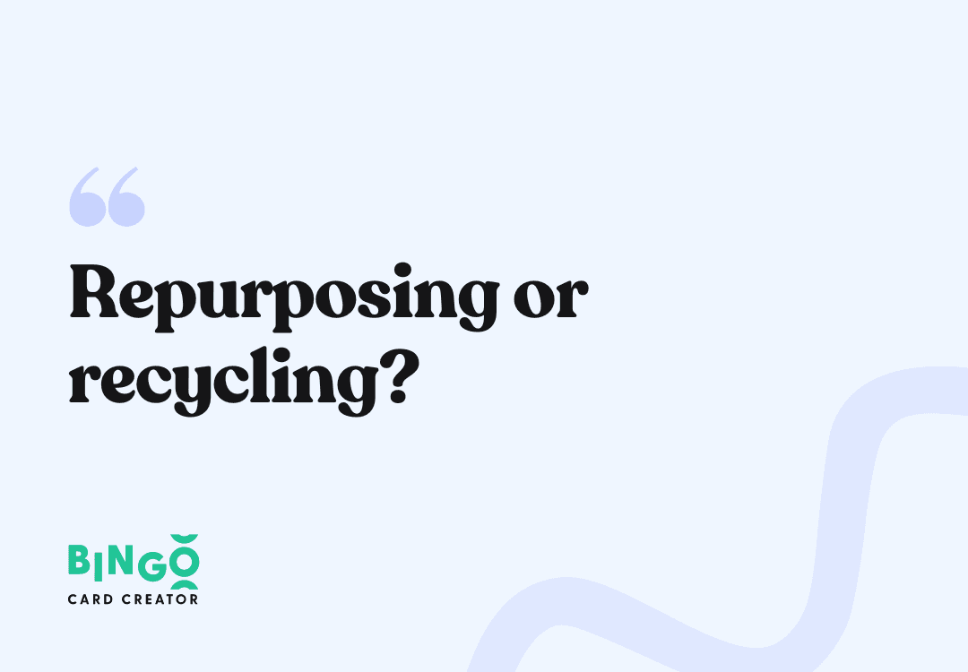 Repurposing or recycling?